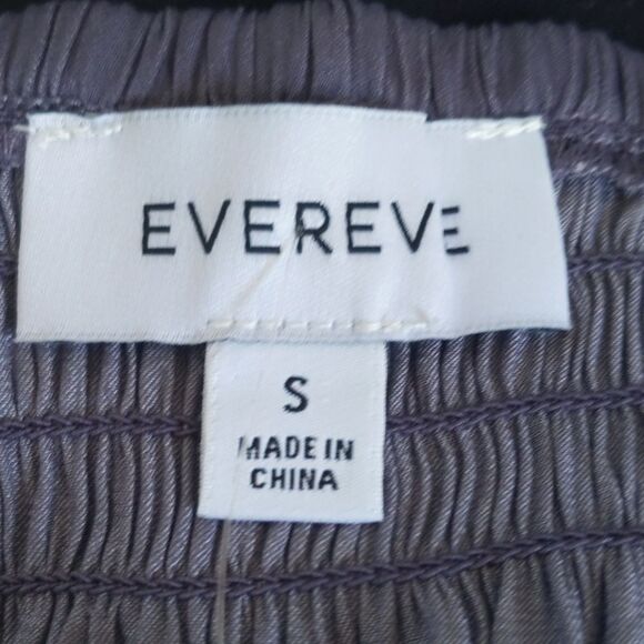 Evereve NWT Elise Hammered Satin Tank top in shale (grey/lavender) S - Picture 6 of 10
